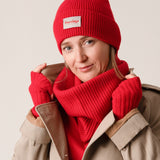 Cashmere Snood in Red
