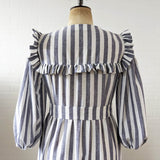 Stripe Linen Aubrielle Shirtdress