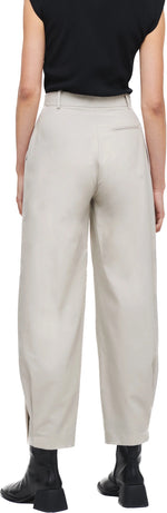 Him Barrel Leg Trousers in Chalk by Aligne