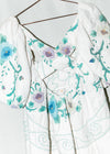 Fayette Midi Dress with Quilted Appliqué by Freya Simonne