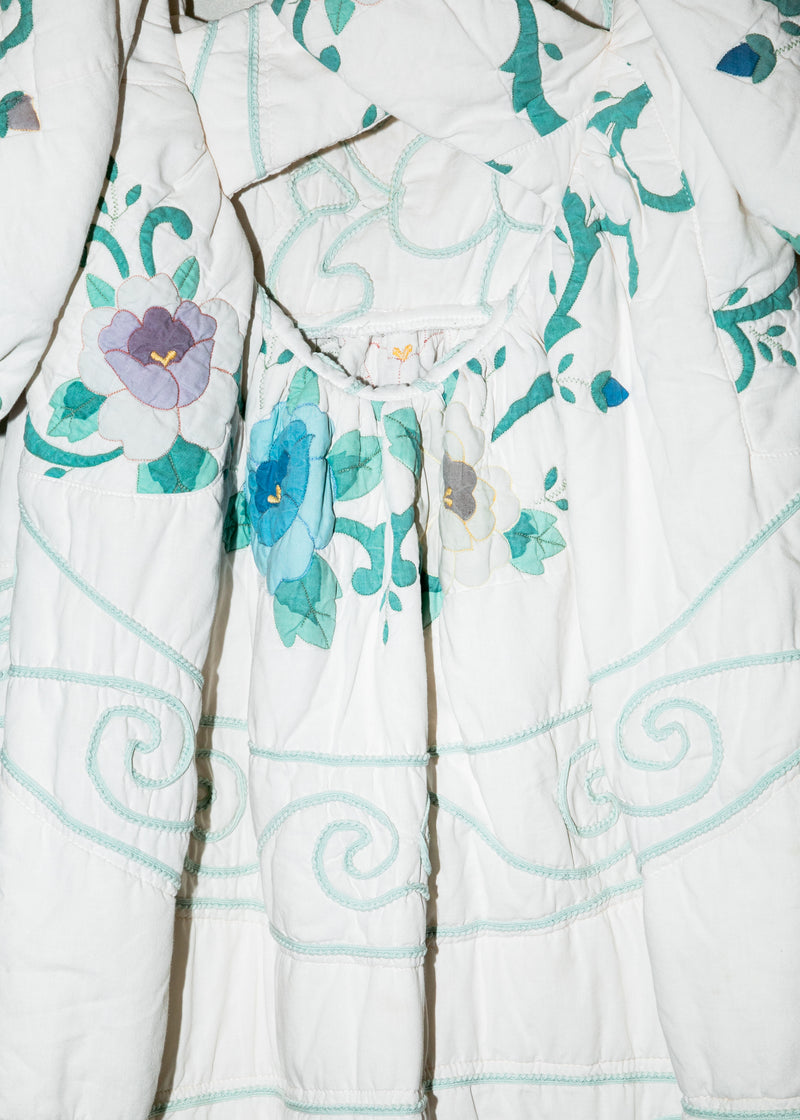 Fayette Midi Dress with Quilted Appliqué by Freya Simonne