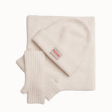 Alpaca Wrist Warmers in White by Porridge Knitwear