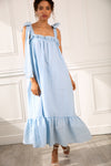 Skye Dress Pale Blue Mini Check by Spirit & Grace