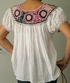 Mexican Blouse in Lilac and Black by Arifah Studio