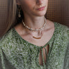 Choker Shell Necklace with Pearl Settings by Arifah Studio