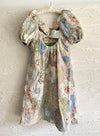Fayette Midi Dress in Patchwork Floral by Freya Simonne