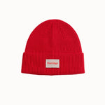 Cashmere Beanie in Red by Porridge Knitwear