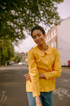 Linen Blouse in Marigold by Ma + Lin