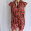 Batik Shorts in Red by Arifah Studio