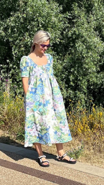 Gaia Dress in Beautiful Floral Print by Freya Simonne