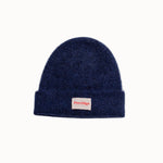 Alpaca Beanie in Inky Blue by Porridge Knitwear