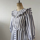 Stripe Linen Aubrielle Shirtdress