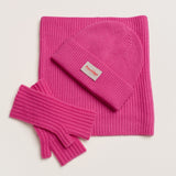 Cashmere Wrist Warmers in Pink