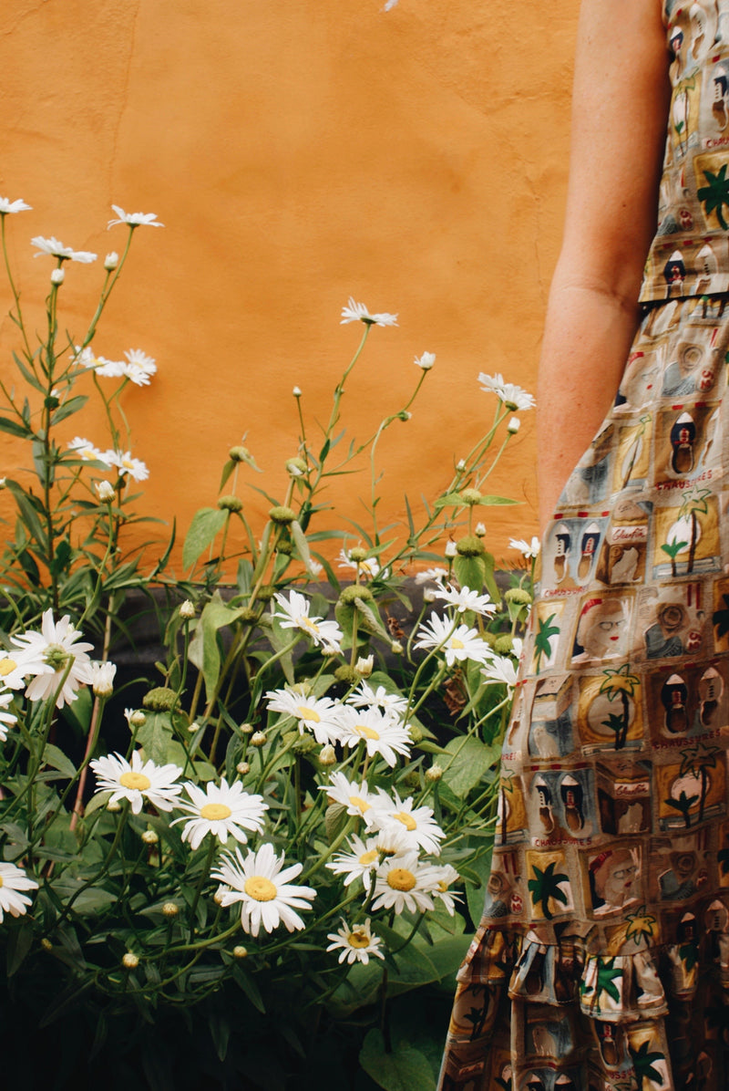 Conversational Print Skirt by The Well Worn