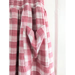 Wren Skirt in Pink Check by Clary and Peg