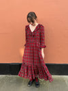 The Constantine Dress Red Tartan by The Well Worn