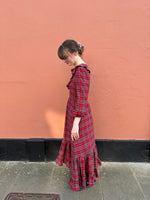 The Constantine Dress Red Tartan by The Well Worn