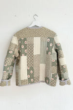 Chloe Jacket in Sage Patchwork by The Well Worn