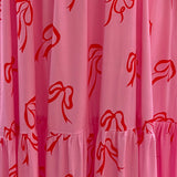 Ribbon Bow Pink Felicity Dress