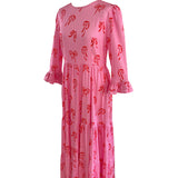 Ribbon Bow Pink Felicity Dress
