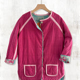 The Fearne Quilted Jacket in Painterly Floral