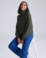 Mari Italian Merino Roll Neck by Cape Cove