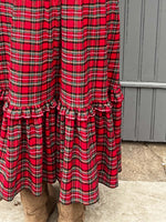 The Rosalie Dress in Red Tartan By The Well Worn