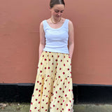 Romana Skirt Strawberry Stripe