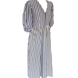 Stripe Ottillie Cotton Midi Dress