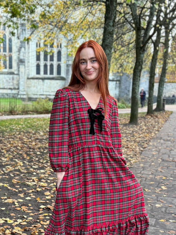 The Juniper Tartan Dress by The Well Worn