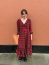 The Constantine Dress Red Tartan by The Well Worn