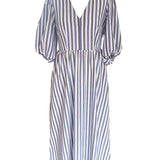 Stripe Ottillie Cotton Midi Dress