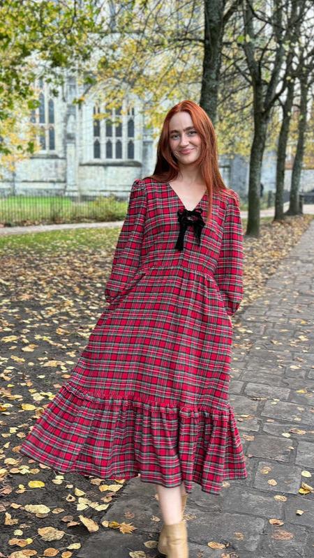 The Juniper Tartan Dress by The Well Worn