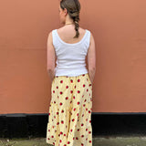 Romana Skirt Strawberry Stripe