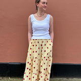 Romana Skirt Strawberry Stripe