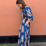 The Ada Dress With Tiger Print