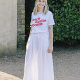 Liberté Egalité Sororité White Organic Cotton T-Shirt