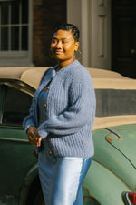 Sophie Italian Cardigan in Soft Blue by Cape Cove