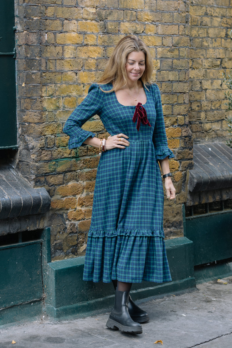 The Juniper Blackwatch Tartan Dress by The Well Worn