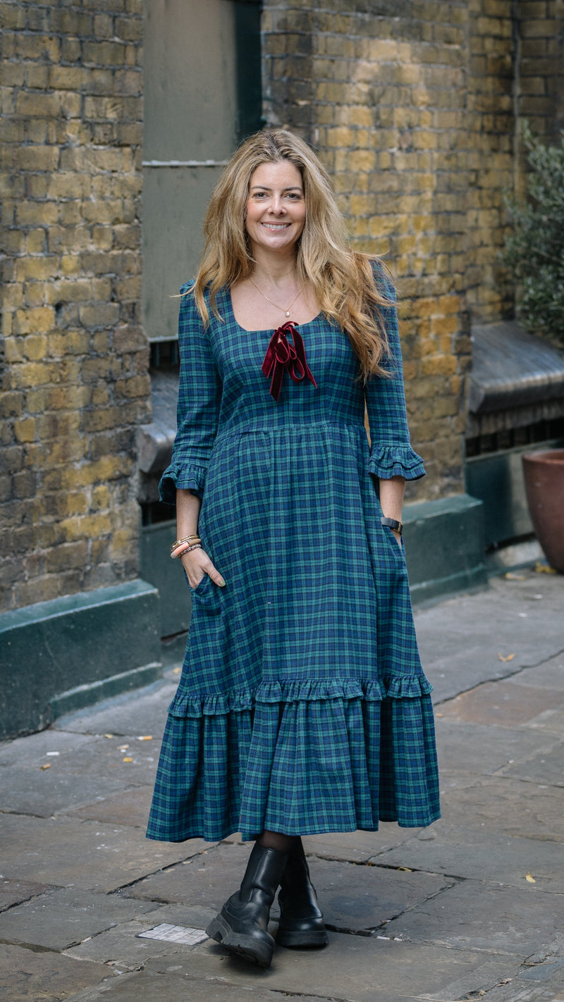 The Juniper Blackwatch Tartan Dress by The Well Worn