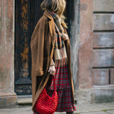 The Rosalie Dress in Red Tartan