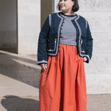 Navy Embroidered Jacket