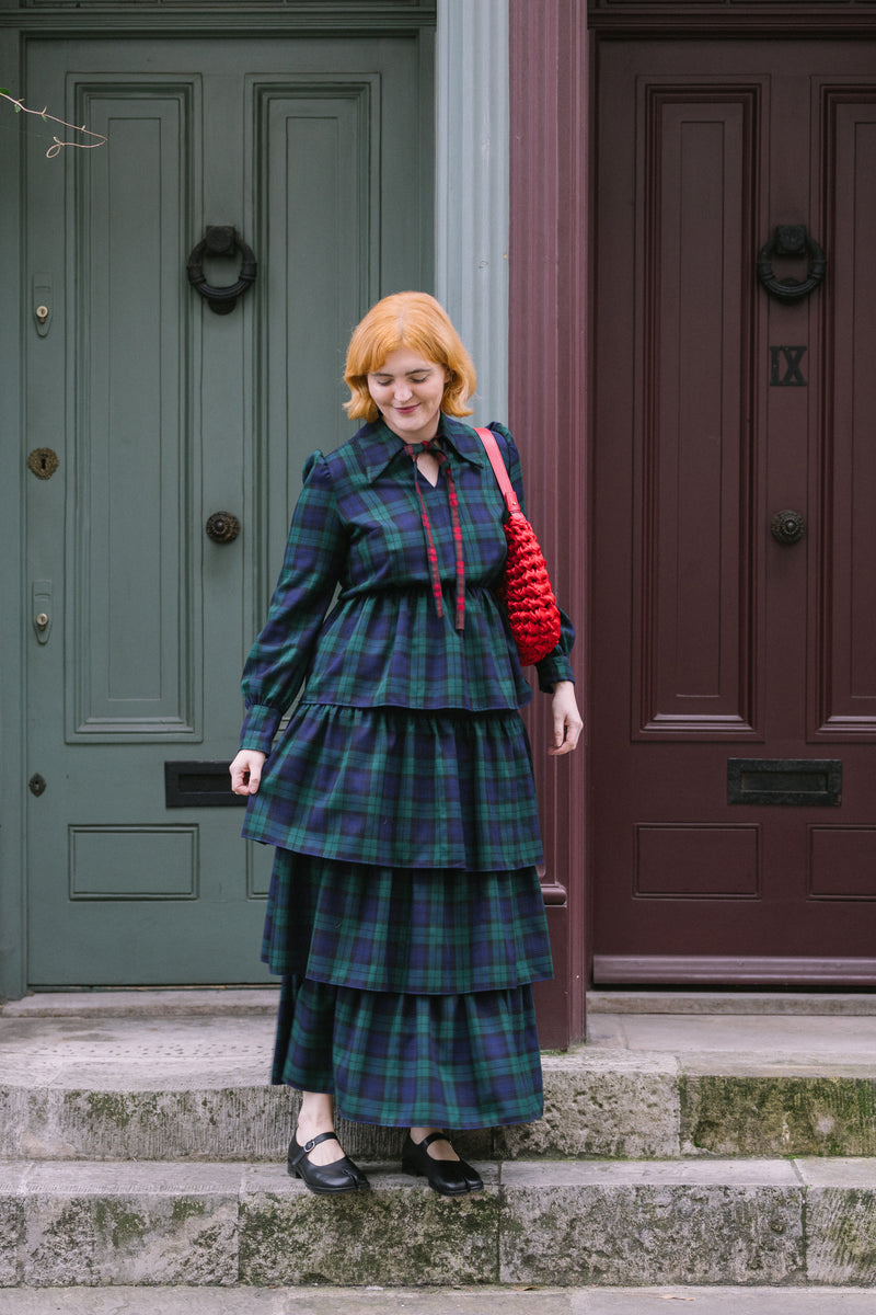 Tallulah Tartan Skirt by Minkie Studio