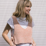 Eccleston Tabbard Ecru + Coral