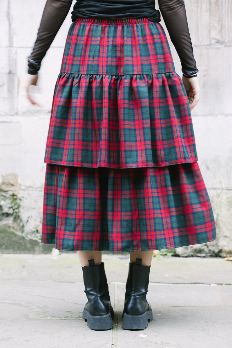 Lottie Tartan Skirt by Minkie Studio