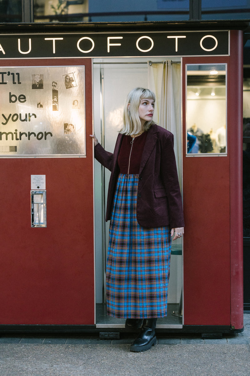 Burgundy Cord Jacket by Albaray