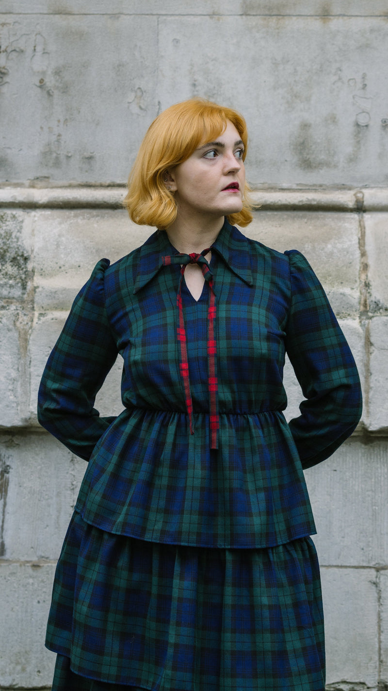 Tallulah Tartan Shirt by Minkie Studio