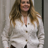 Cream Cable Cardigan