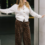 Cream Cable Cardigan