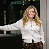 Cream Cable Cardigan